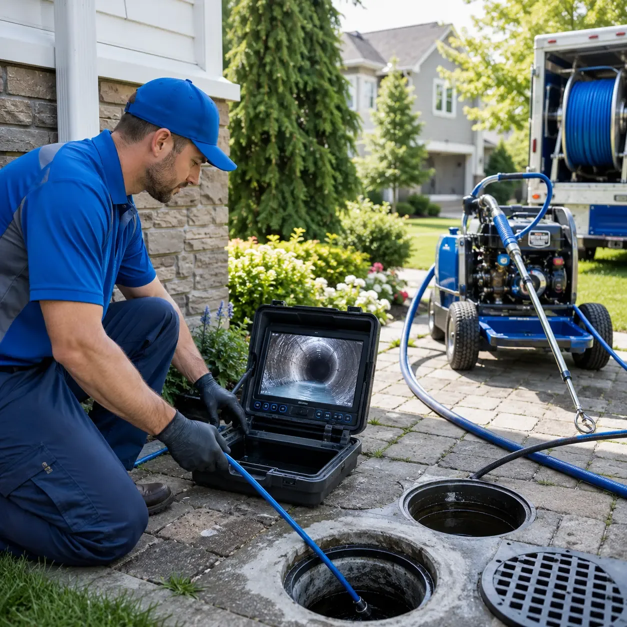 Outdoor drain cleaning professionals serving Paint Rock, TX